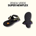 Sandalia Zenda - Suela Vibram SuperNewFlex (7.8 mm) - Verde - Barefoot Trail