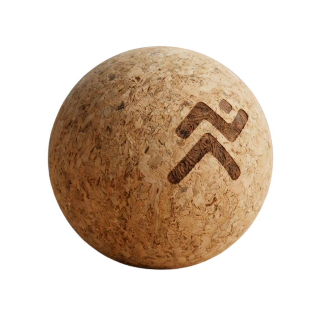 Pelota masajeadora de corcho natural / Devuelve movilidad y sensibilidad a tus pies.
