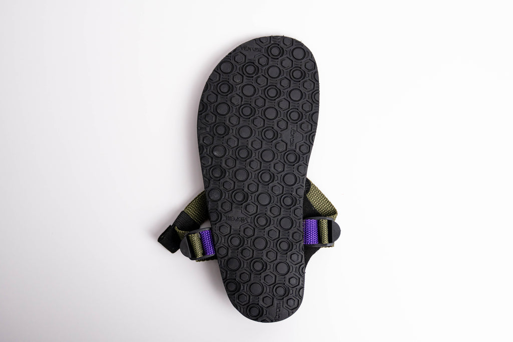 Sandalia Zenda - Suela Vibram SuperNewFlex (7.8 mm) - Verde - Barefoot Trail