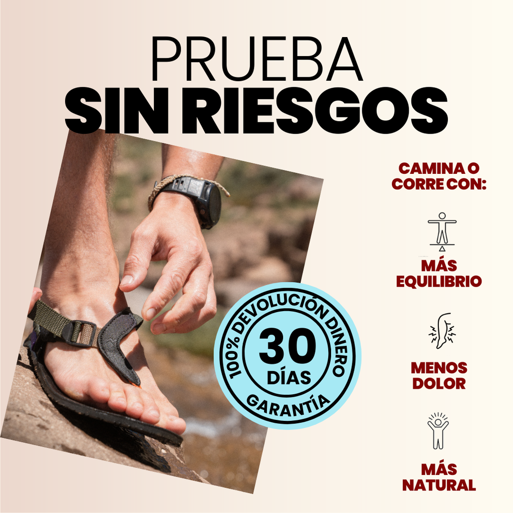 Sandalia Zenda - Suela Vibram Morflex (6.8mm) - Negra - Barefoot Urbana