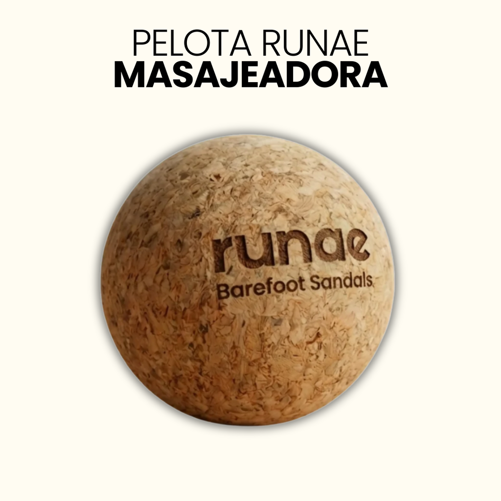 Pelota masajeadora de corcho natural / Devuelve movilidad y sensibilidad a tus pies.