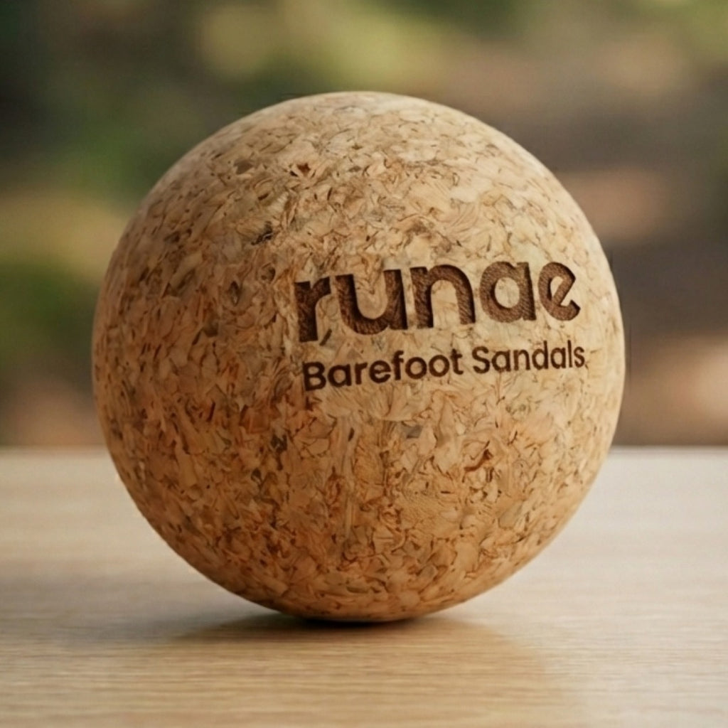 Pelota masajeadora de corcho natural / Devuelve movilidad y sensibilidad a tus pies.